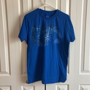 Armani Exchange Blue Short Sleeve Tee